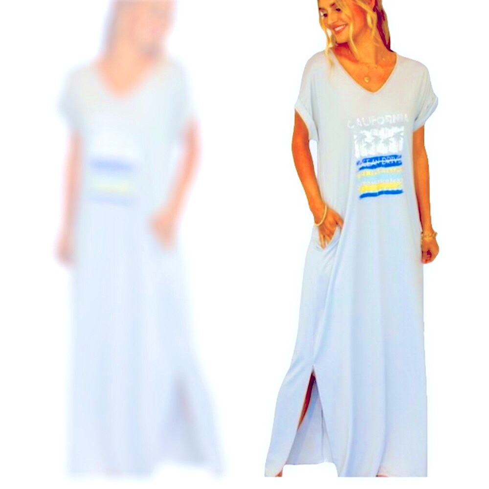 🆕Chic California Summer Breeze Maxi Dress - Picture 5 of 5